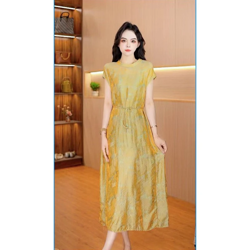 5009-3【浮光锦】新款夏季舒适时尚连衣裙