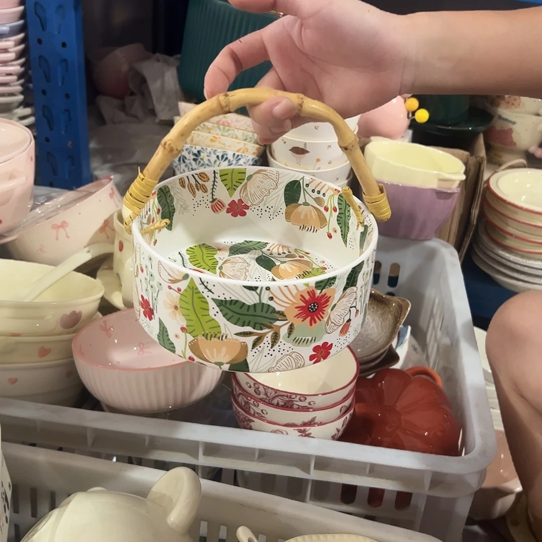 瓷片微瑕处理清仓 提篮