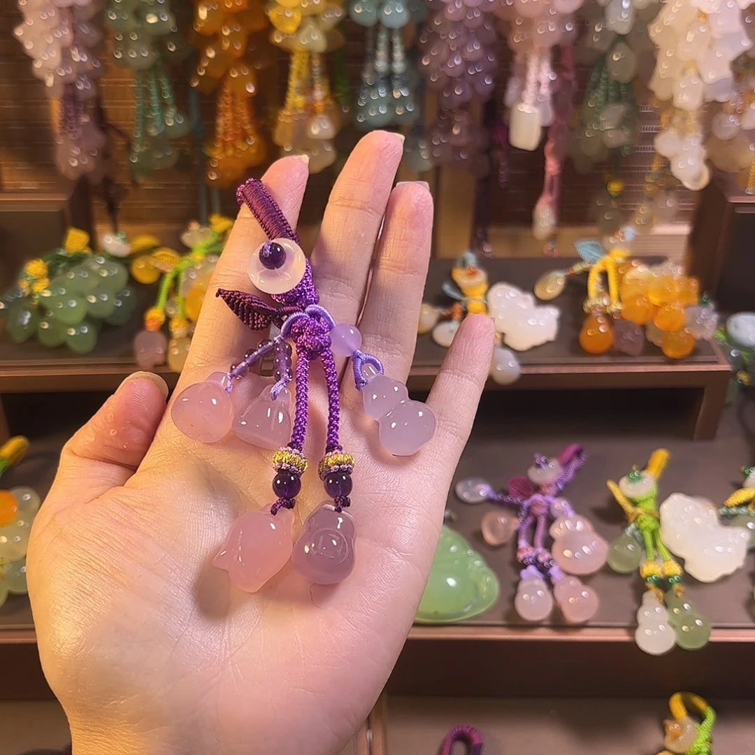 玛瑙/玉髓未镶嵌车挂