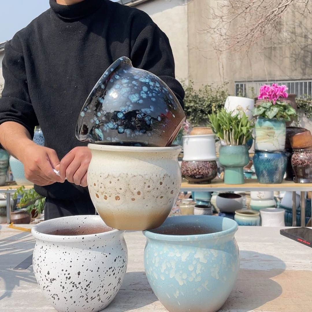 红陶王嫂花盆直播0311-153