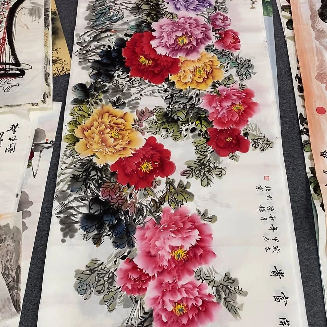 国画画画真的画画画