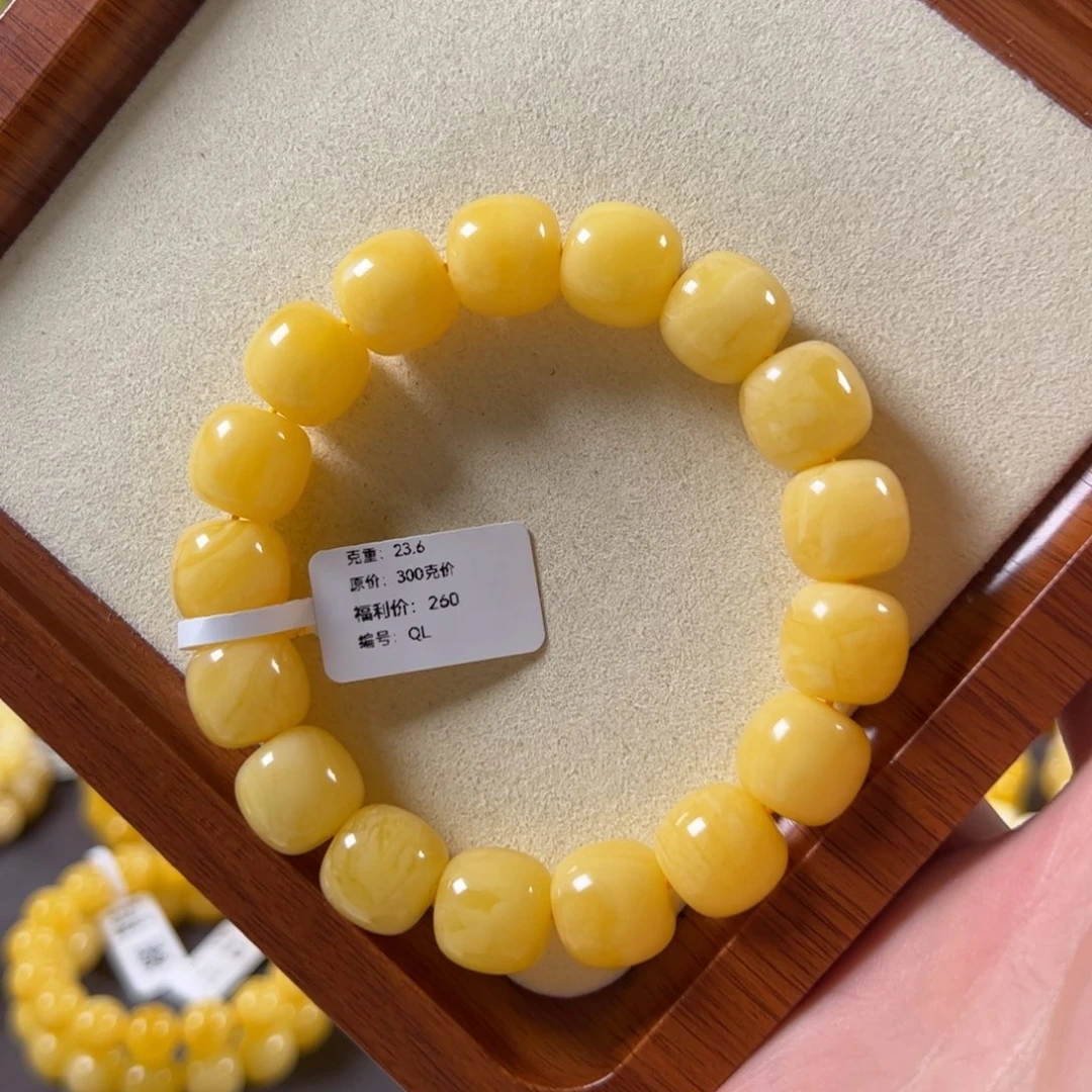 裸石蜜蜡未镶嵌13mm焦皮奶橘满蜡老型ql
