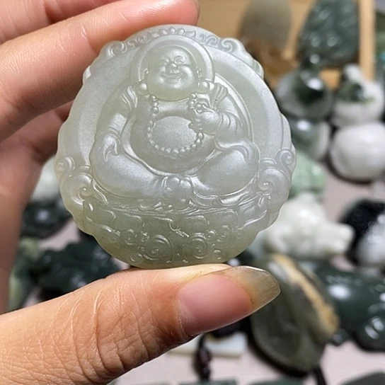 未镶嵌和田玉（糖玉）珠宝半成品黑*使
