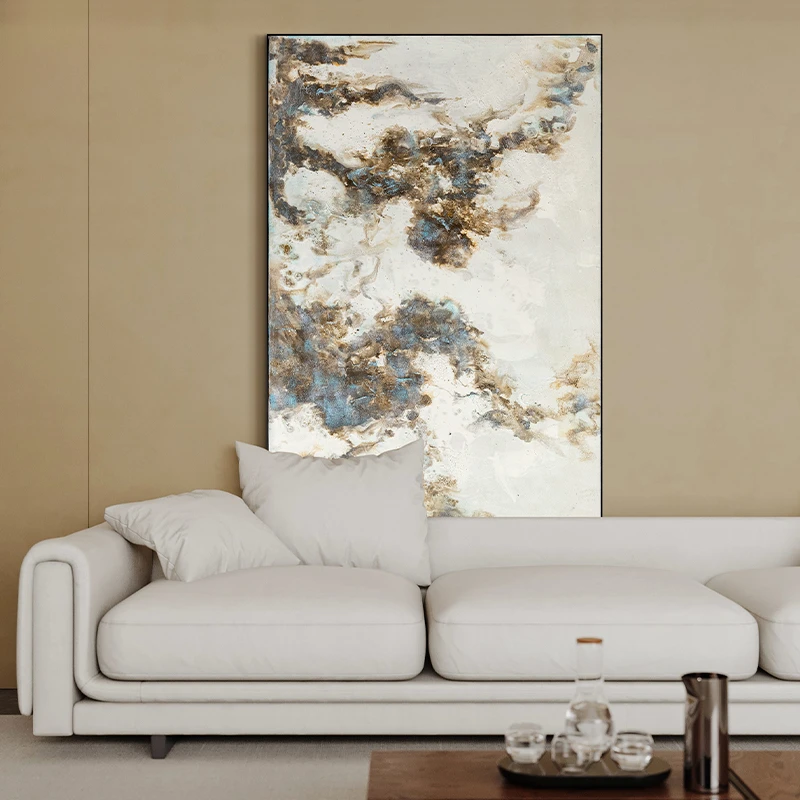 《银河》1.2*1.8米大画客厅背景墙装饰画皮沙发【不包安装】