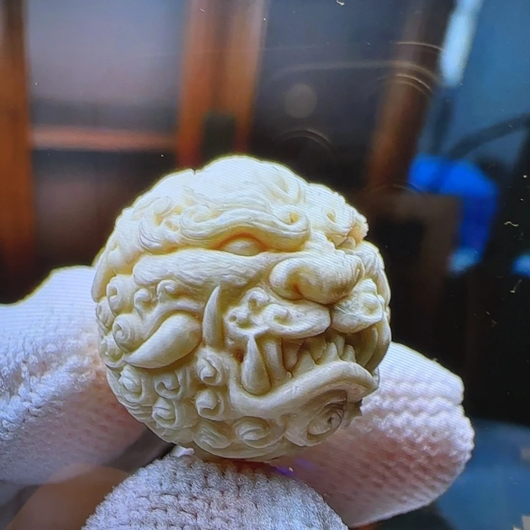 ༄***༄猴头核桃吊坠万福唐狮