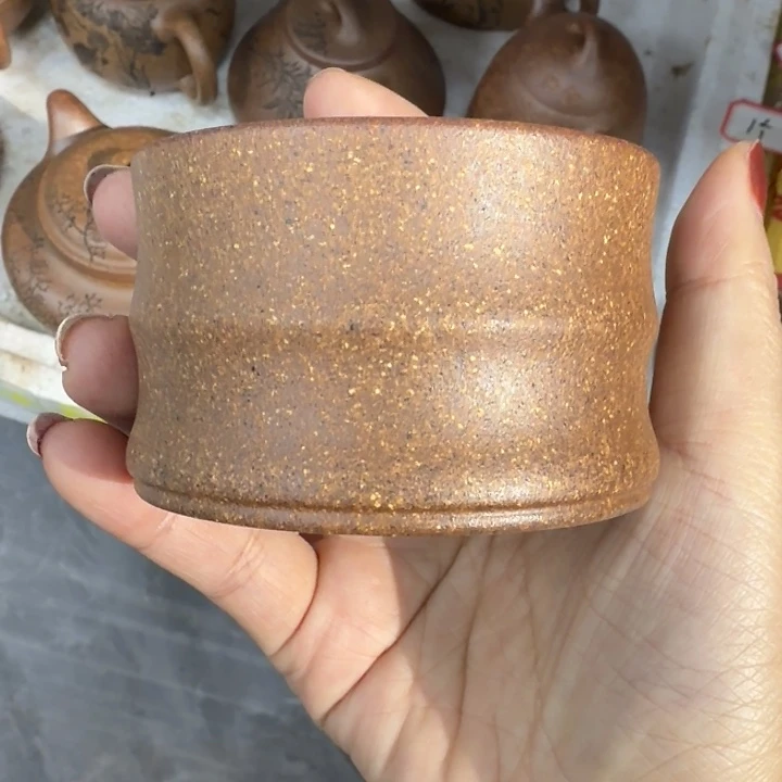 紫砂茶壶宜兴原矿龙骨金砂