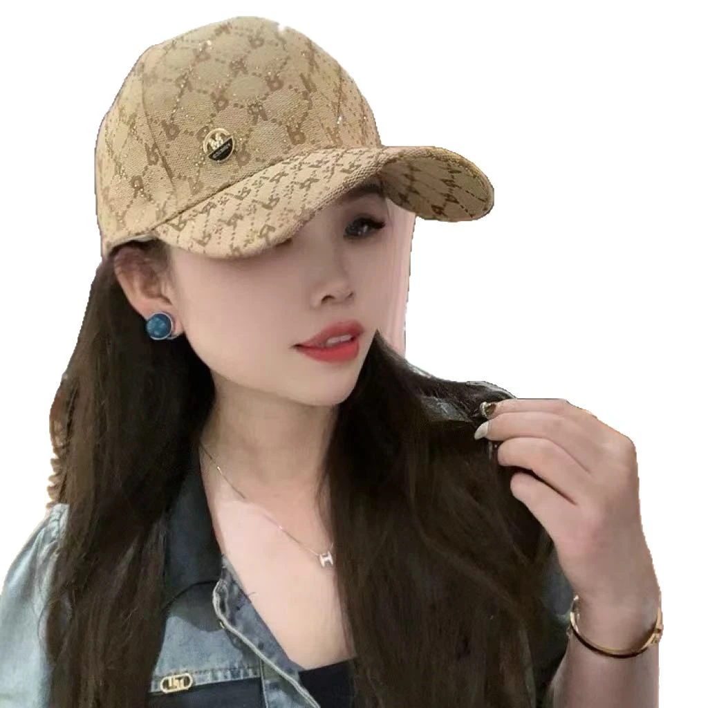 啄木鸟帽子女秋冬季时尚保暖针织鸭舌棒球女士鸭舌毛线空顶帽冬天