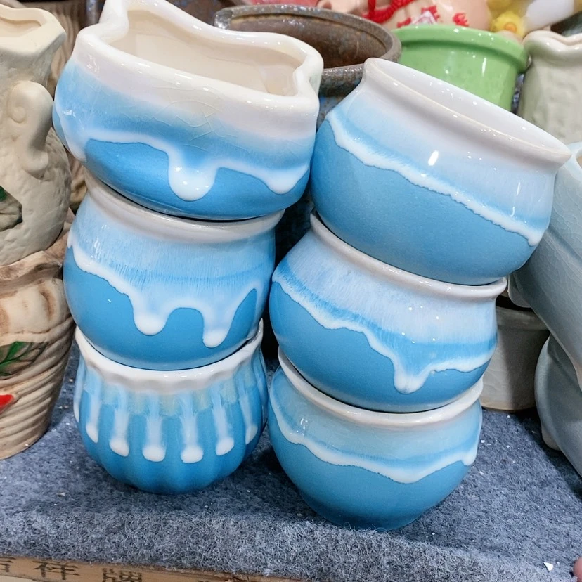 【闪购商品】红陶陶瓷花盆，多肉花盆