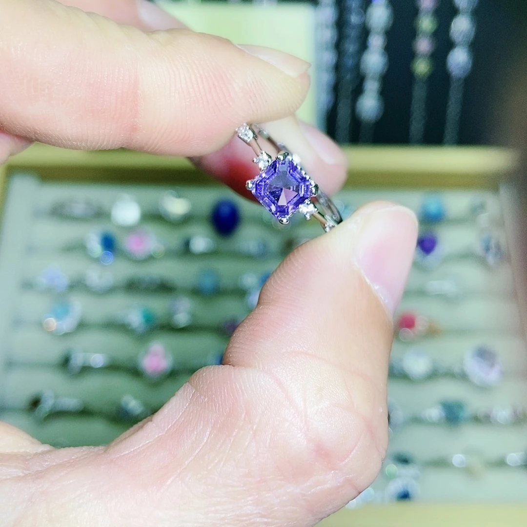 【闪购商品】未镶嵌戒指紫晶