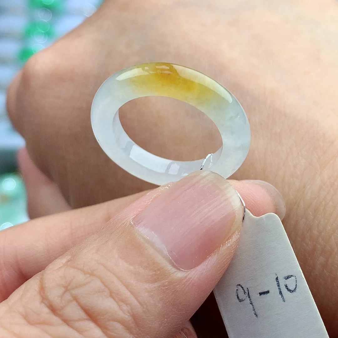 未镶嵌戒指翡翠9-10号