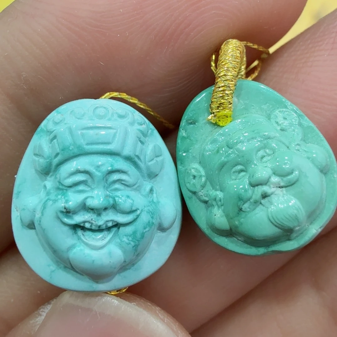 绿松石未镶嵌配饰