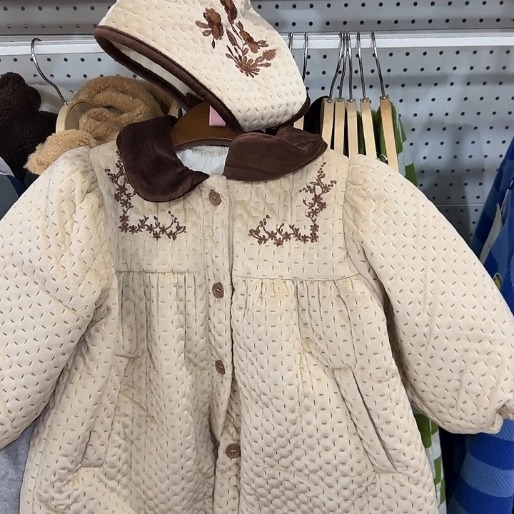 90码棉服外套宫廷风