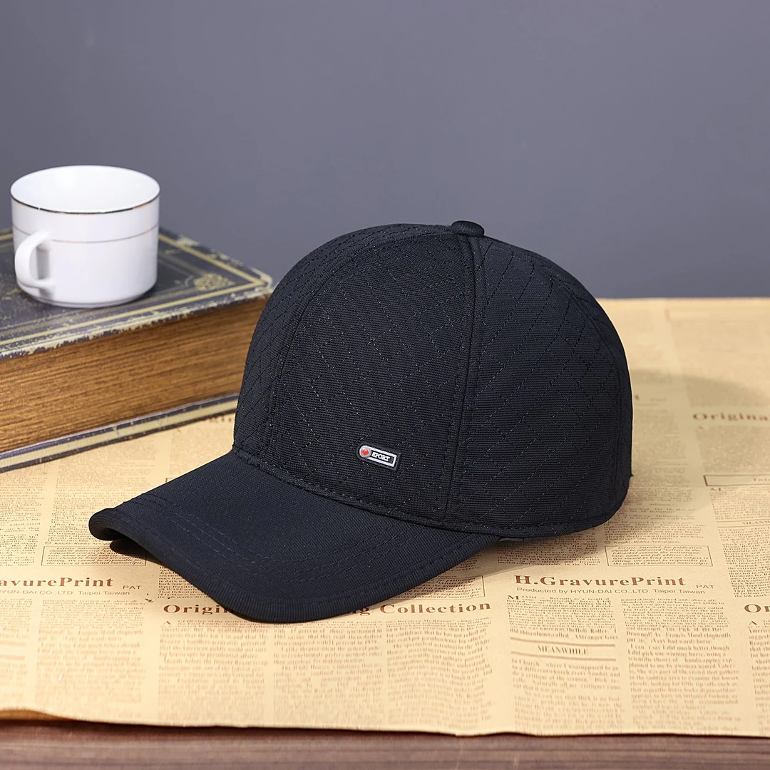 秋冬加绒带内置护耳防风保暖棒球帽