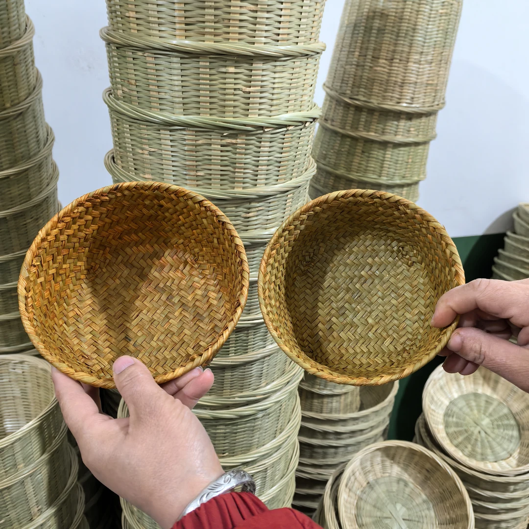 海草编馒头收纳筐买一送一