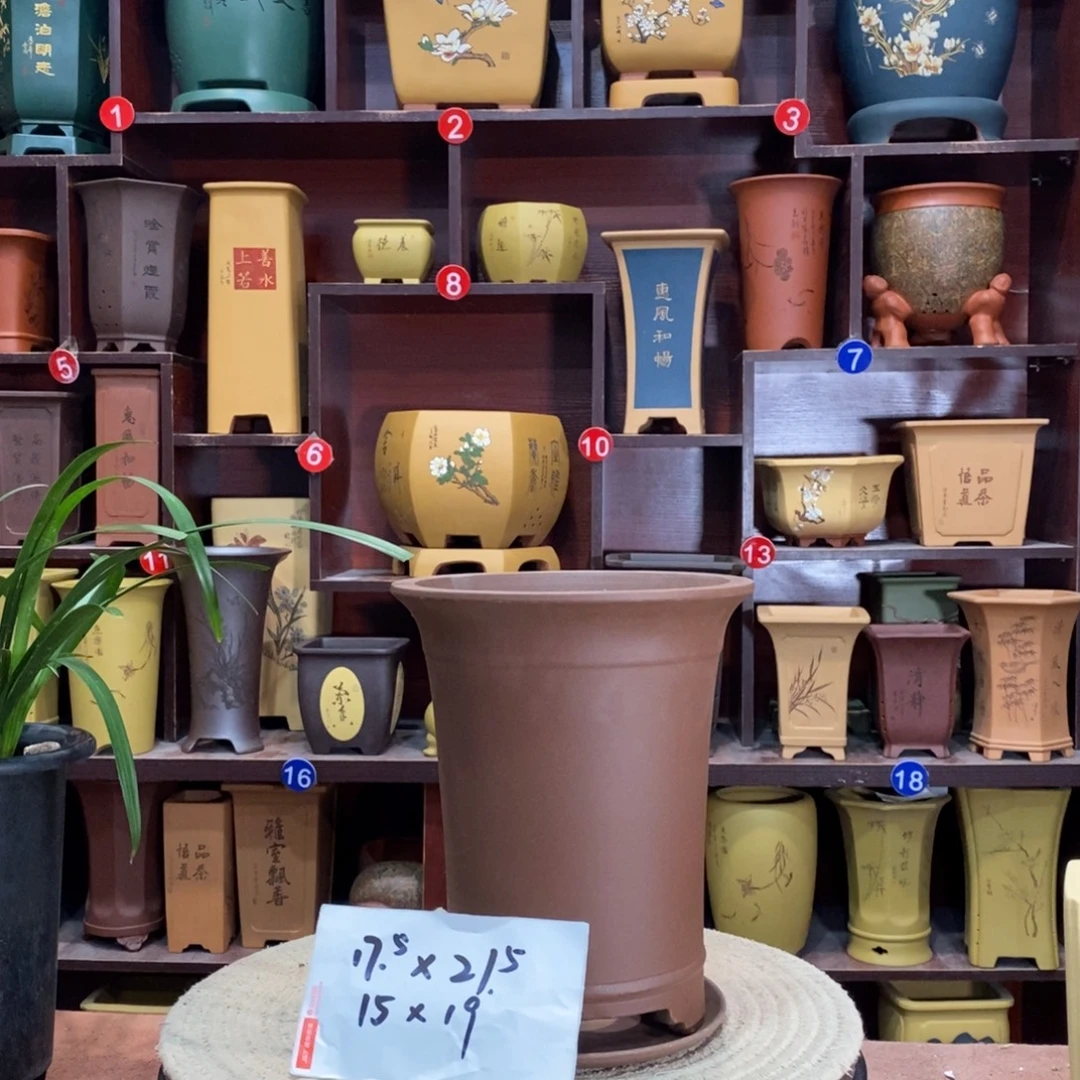 紫砂花盆紫砂紫砂花盆