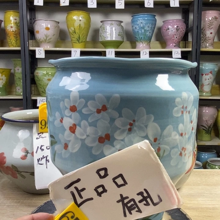 景德镇高温陶瓷花盆