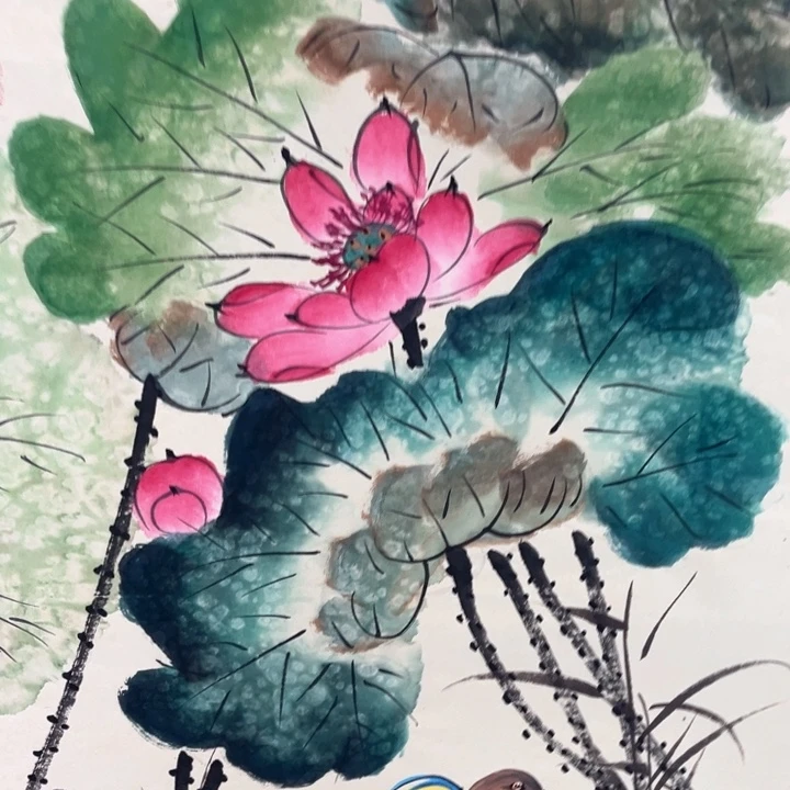 国画我的心好痛啊我的心真的好痛啊好