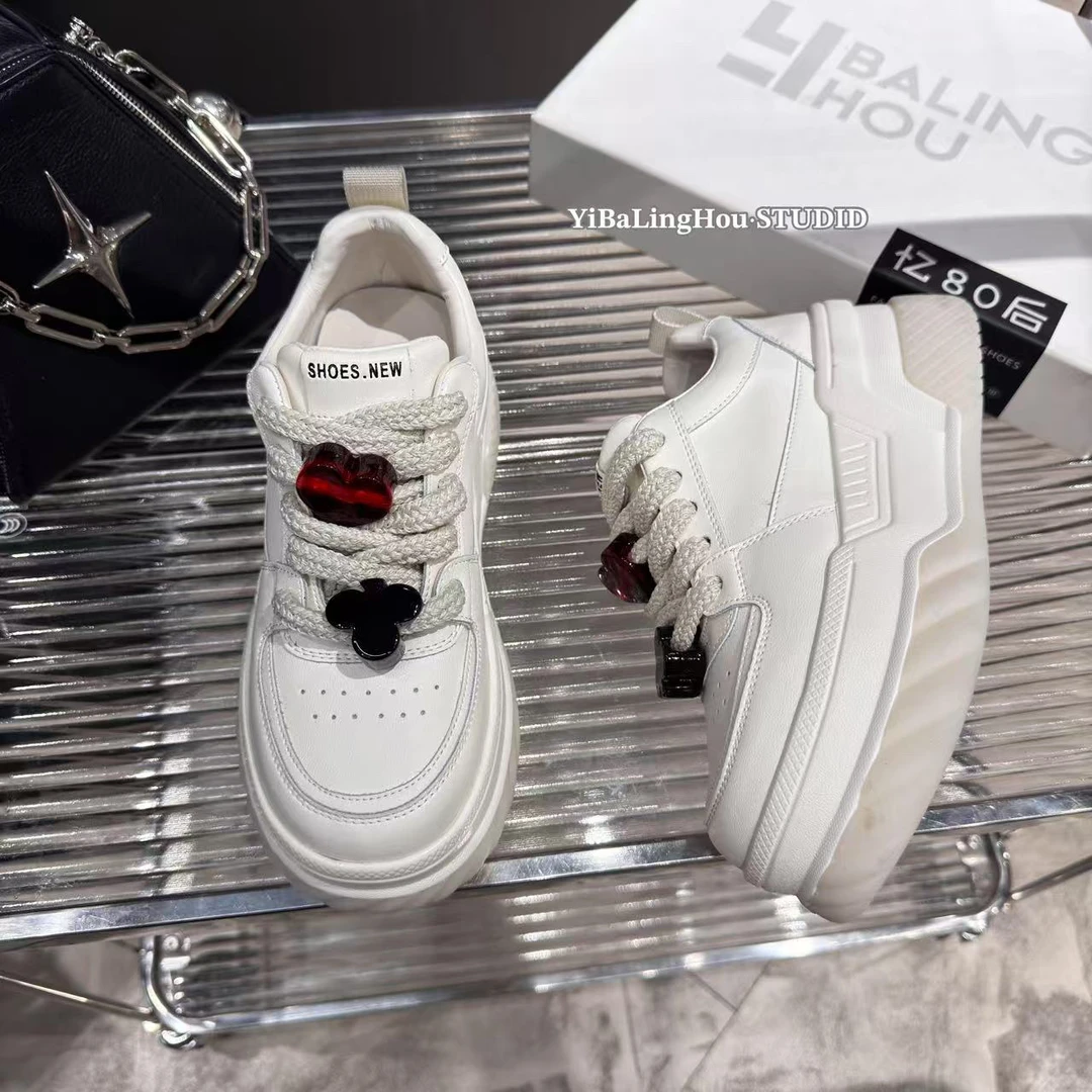 YBLH·2025·春「6cm·黑桃A·小白鞋」9066-1