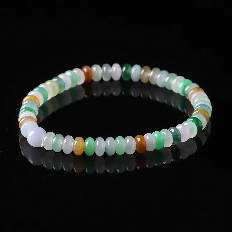 名玉艺术【多宝灵串】天然缅甸翡翠 多宝系列 翡翠手串