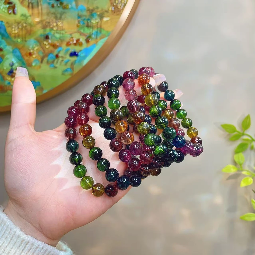 【李哥推荐】碧玺手链9m左右@ZY40411044@多样性发一