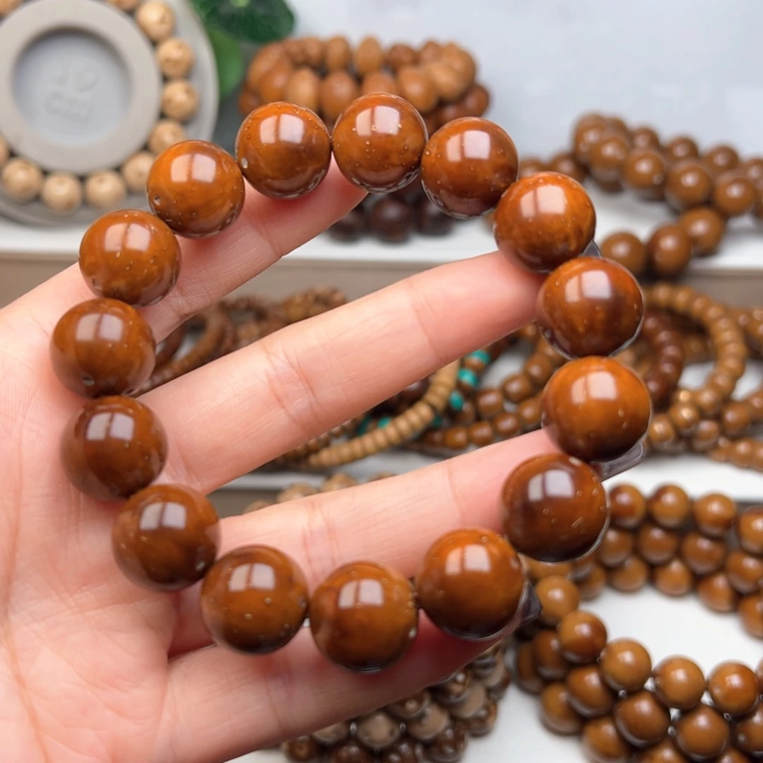 紫金鼠手串初*15.6光珠手串