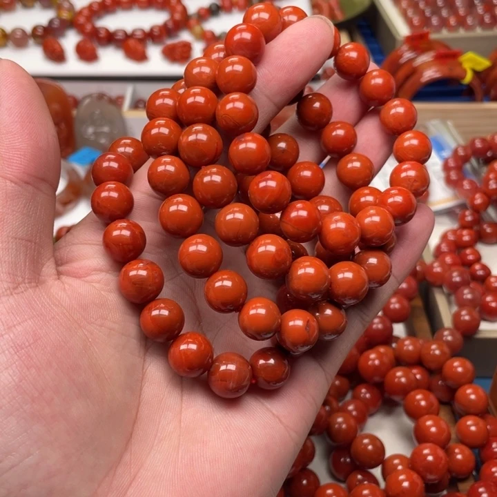 南红玛瑙未镶嵌手串