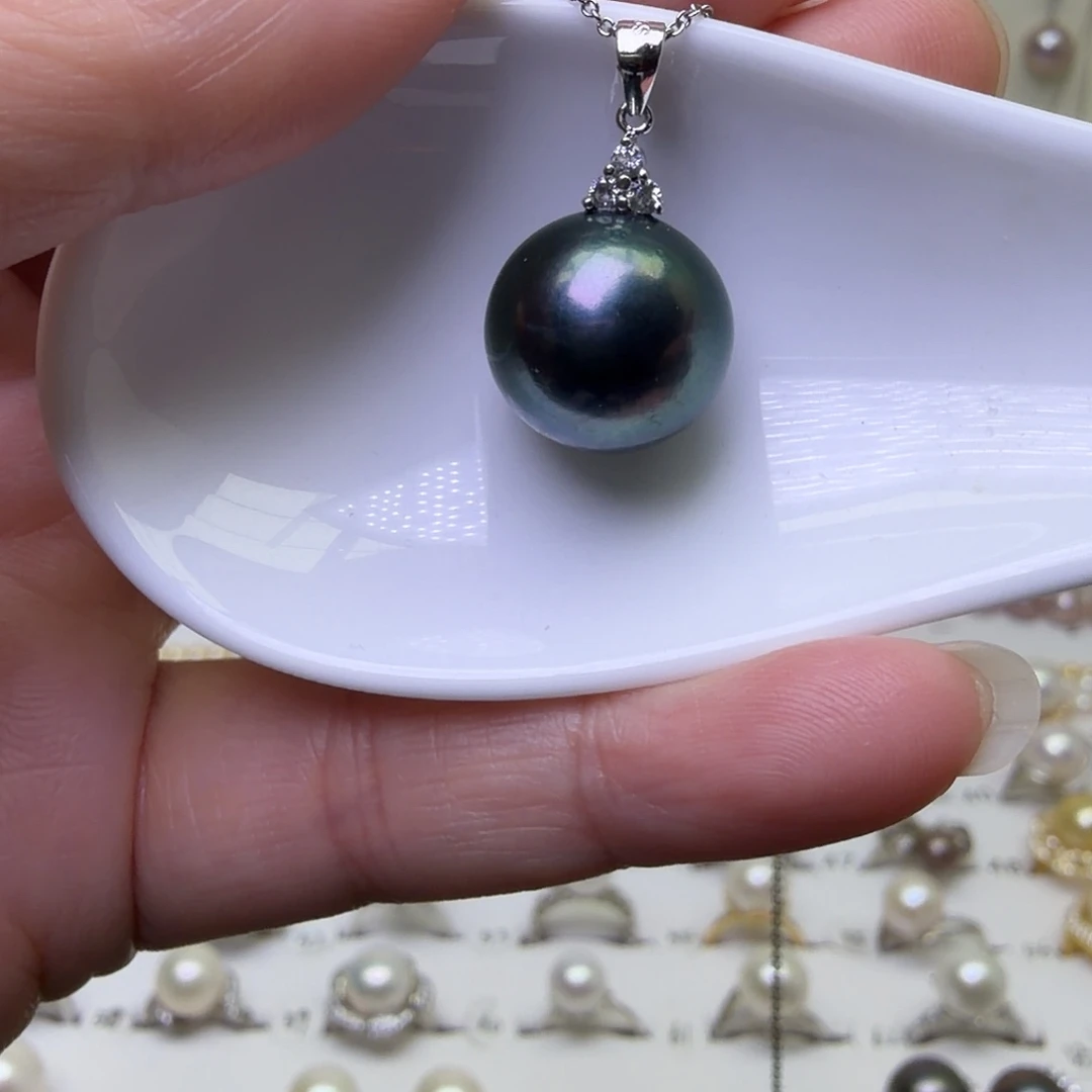 淡水珍珠耳饰合金