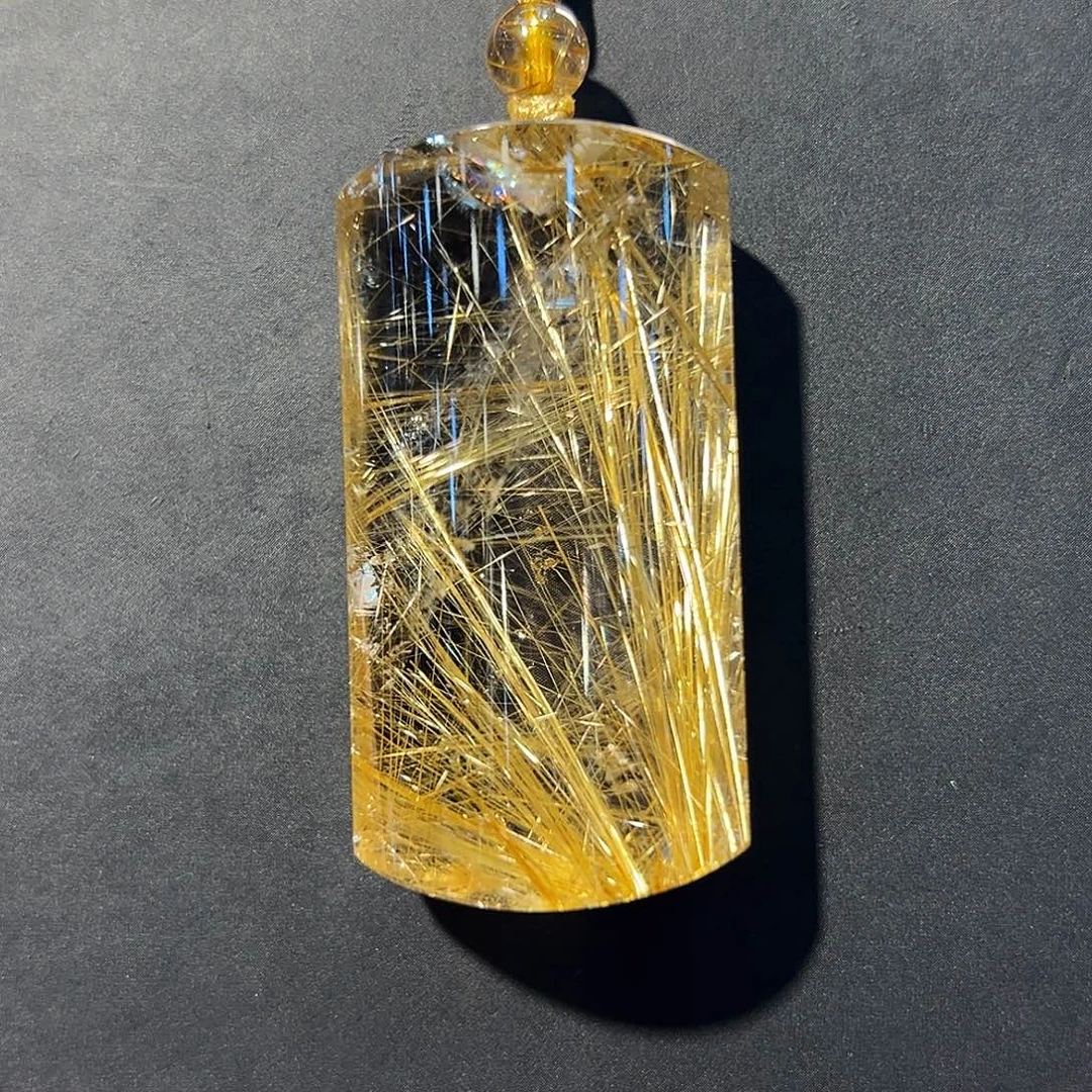 颈饰未镶嵌发晶吊坠