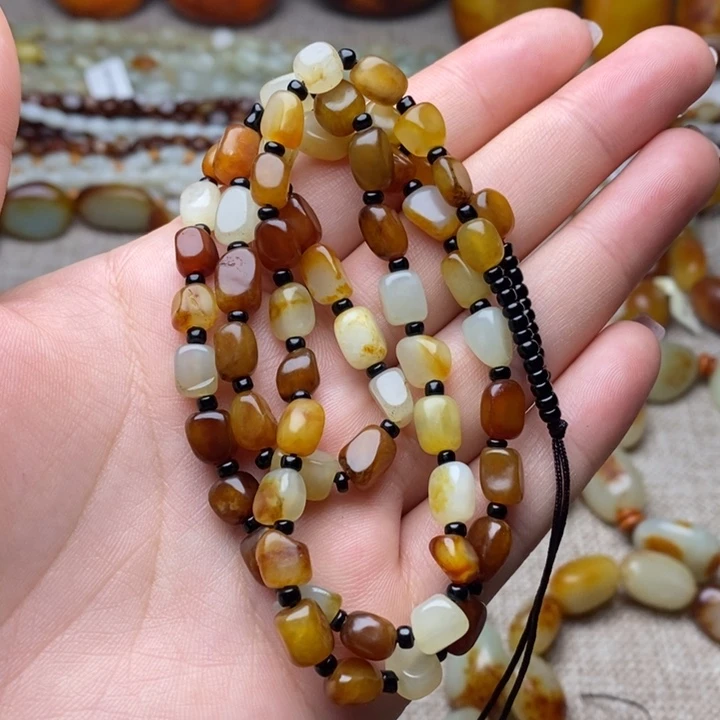 和田玉未镶嵌手链