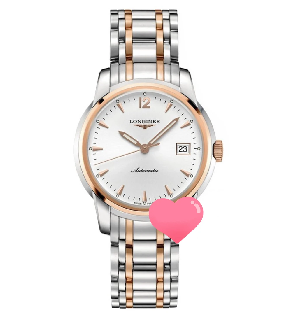 99新 Longines/浪琴 /索伊米亚763间18K金/表径38.5/自动机械男表