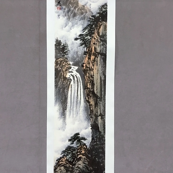 国画亲笔手绘放心去藏