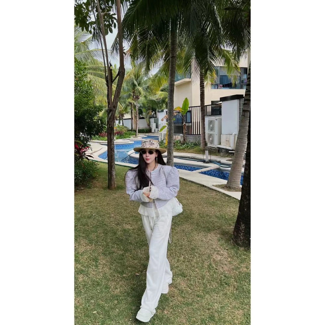 YEER·SHOP【薰衣草小香～】爷儿春季新款时尚气质款小香外套