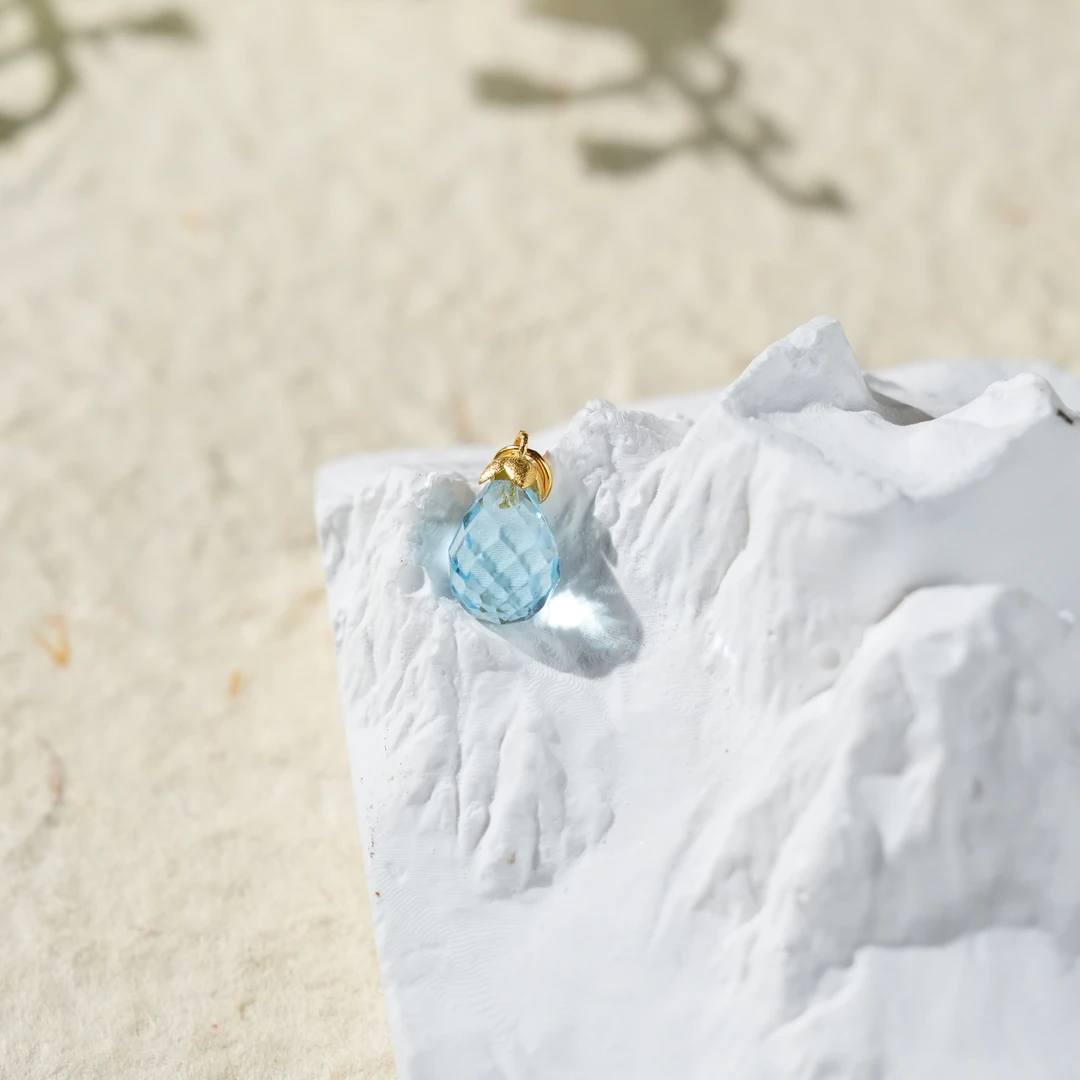 托帕石吊坠-18K金-YZ89|BSJ5