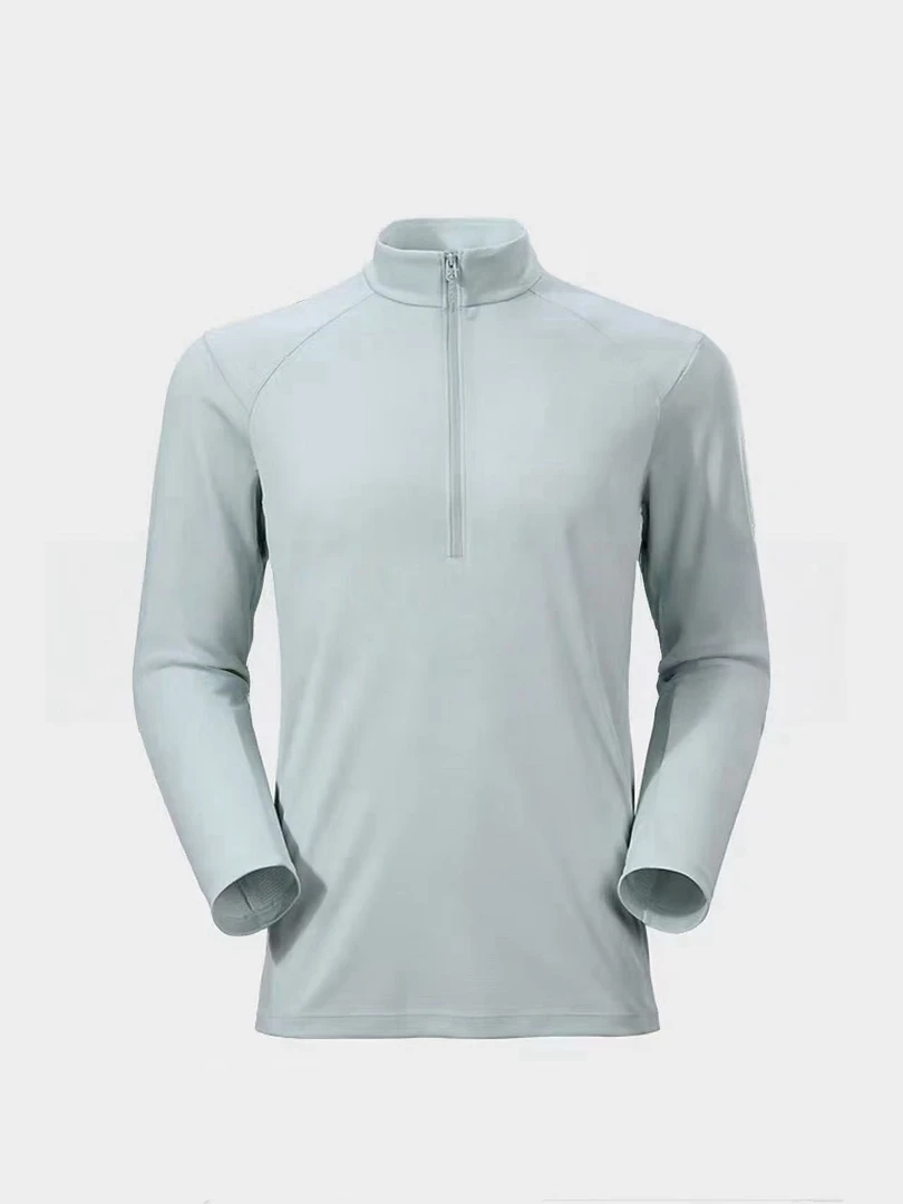 【专属渠道】①+①2025年长袖T恤男排汗保暖户外打底运动立领卫衣