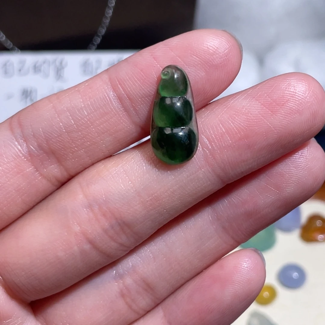 未镶嵌定制翡翠17.8-8.7-4