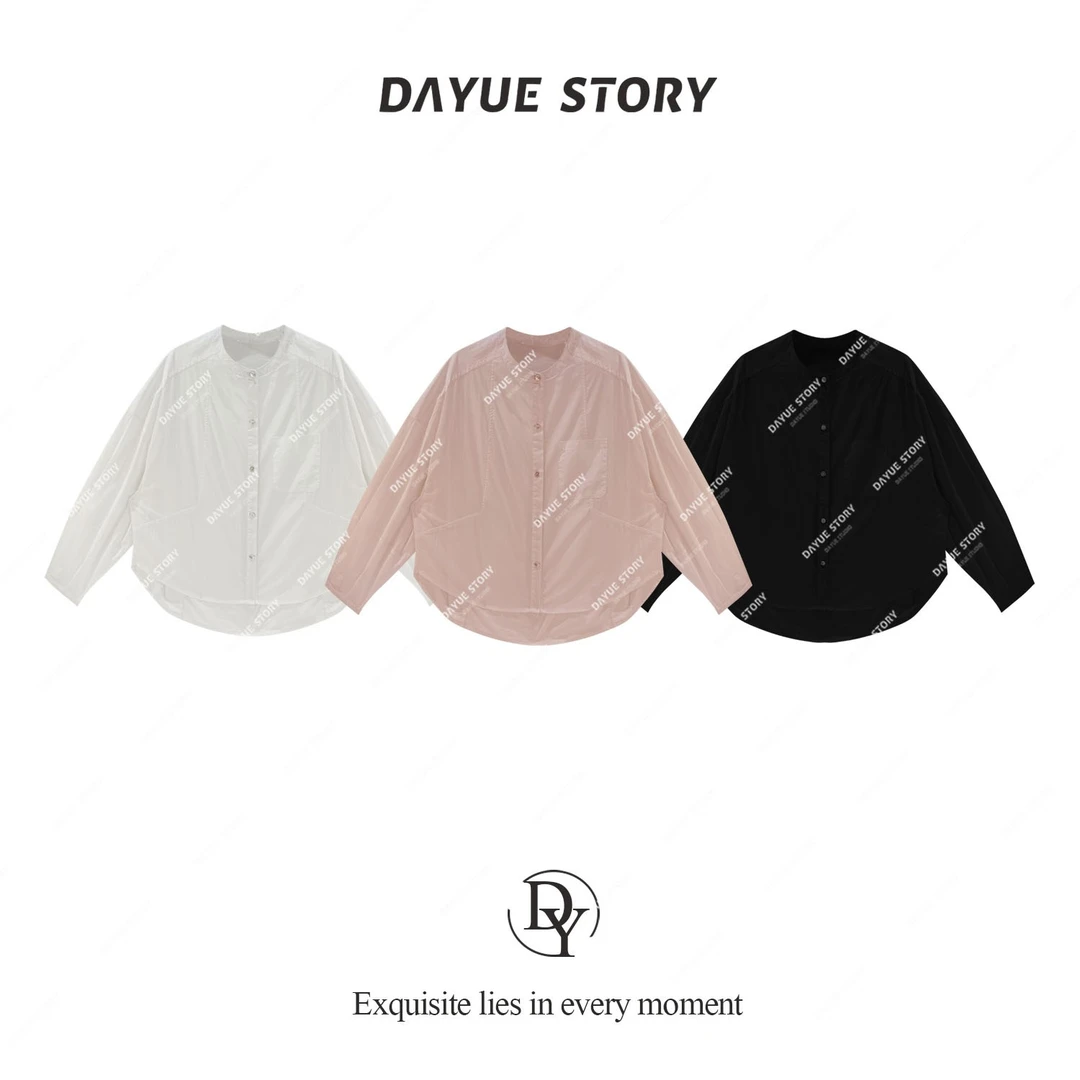 DAYUE【月光漫】这版型具爱~上身满是高级感！廓形剪裁时尚舒适衬衫