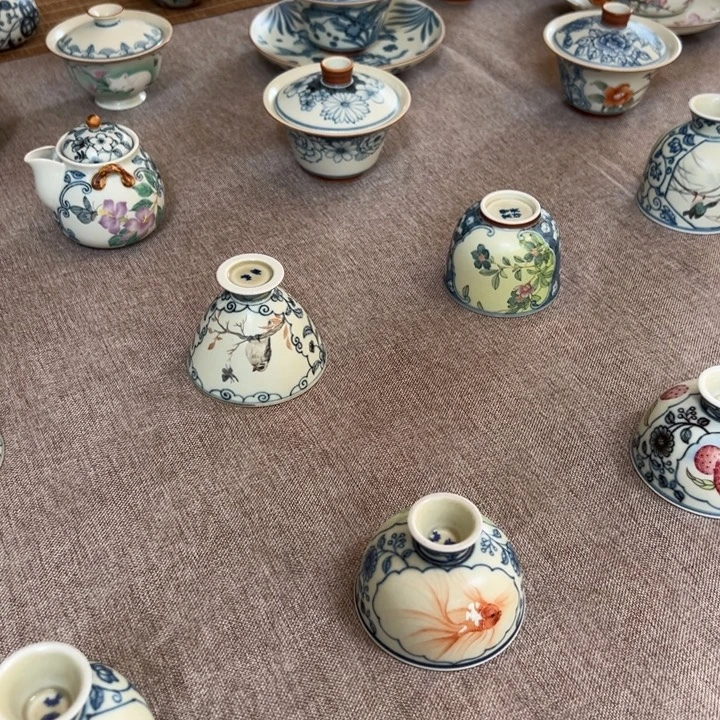 哑光釉茶具摊位啊啊