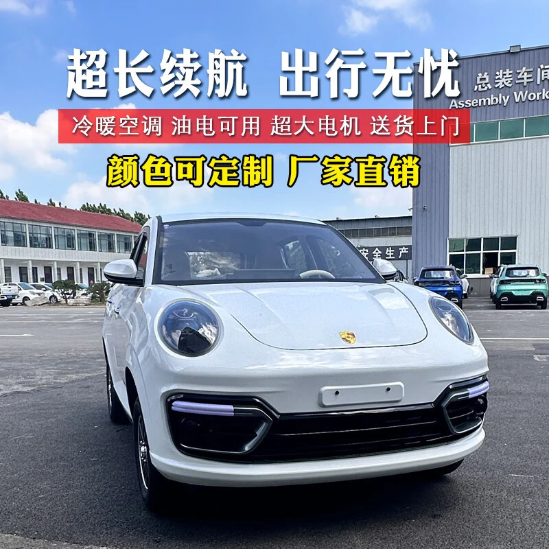 琮申新能源四轮电动车家用女士汽车代步空调小型低速新款老头乐