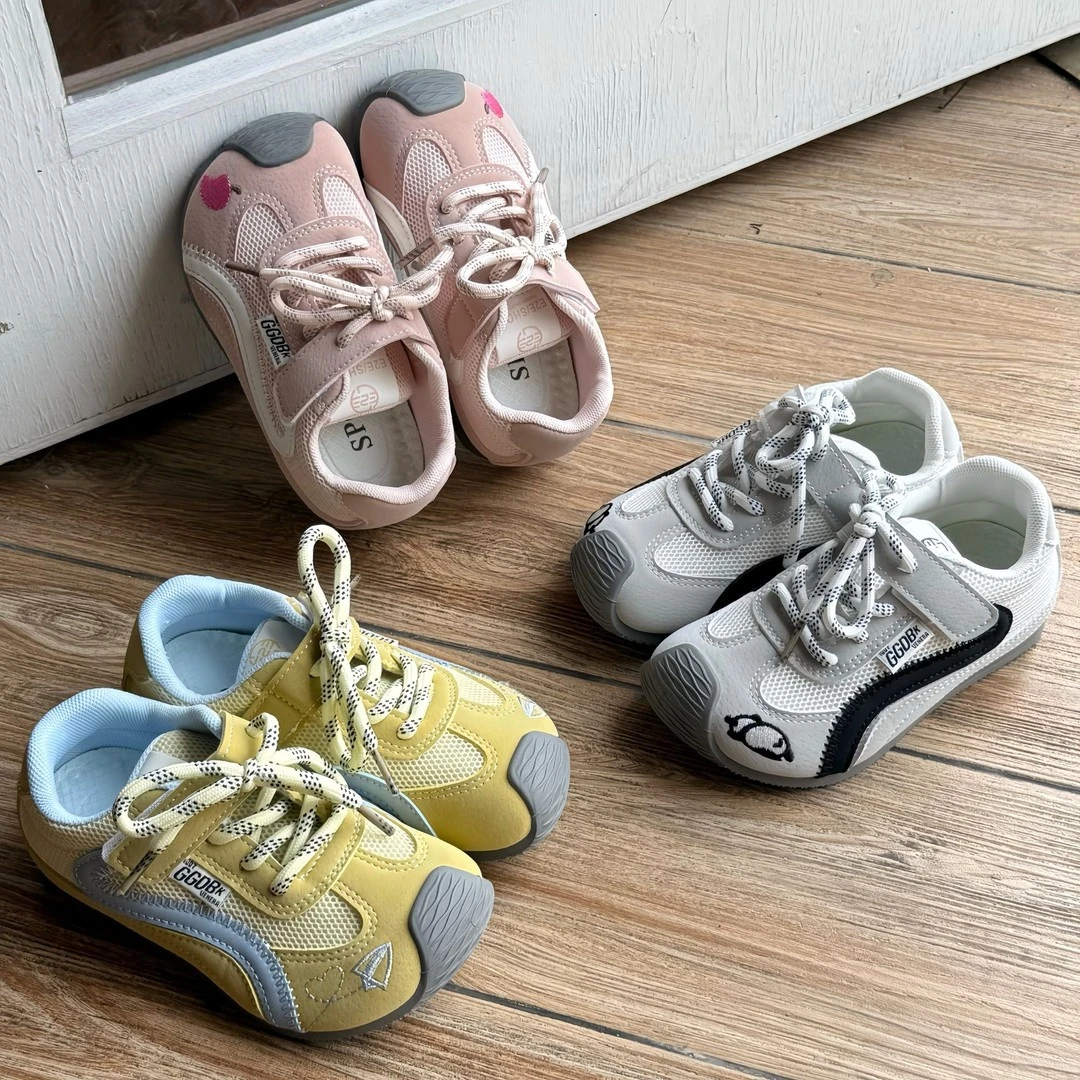 贝吖乐女童运动鞋秋季儿童网面户外透气休闲男女童阿甘鞋百搭板鞋