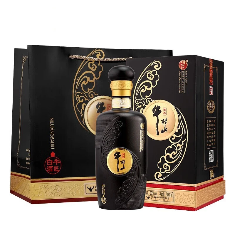 牛栏山百年牛匠礼匠 浓香型高度白酒 送礼 53度单瓶装53%Vol500ml