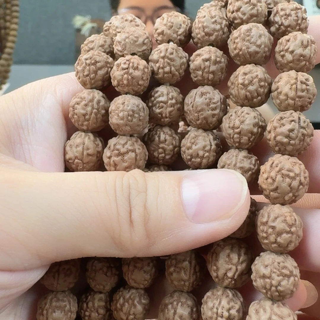 老***财吊坠金刚菩提盘龙9+泥丸子