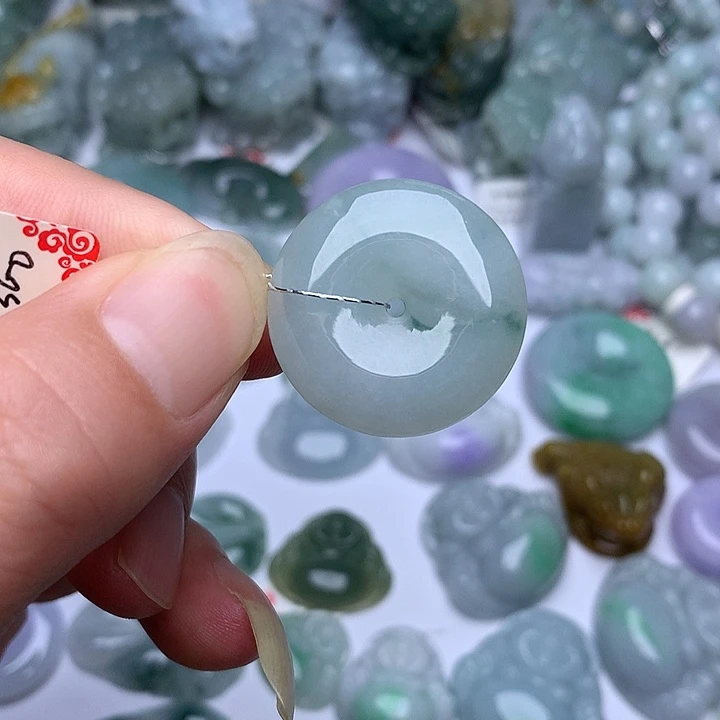翡翠未镶嵌颈饰天然翡翠