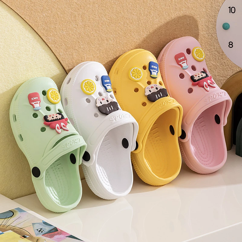 新款卡通洞洞鞋配饰DIY带鞋花儿童洞洞鞋花园鞋凉鞋时尚潮流