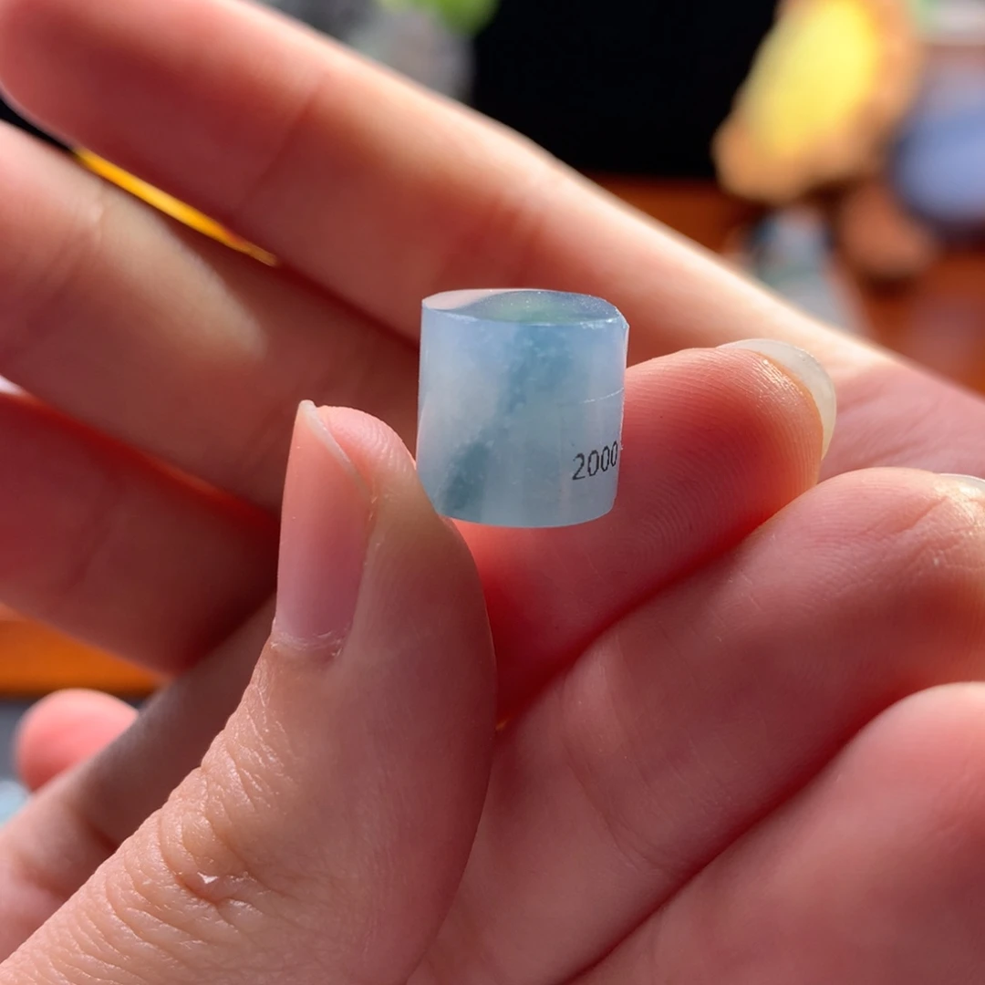 未镶嵌定制翡翠星空蓝珠子