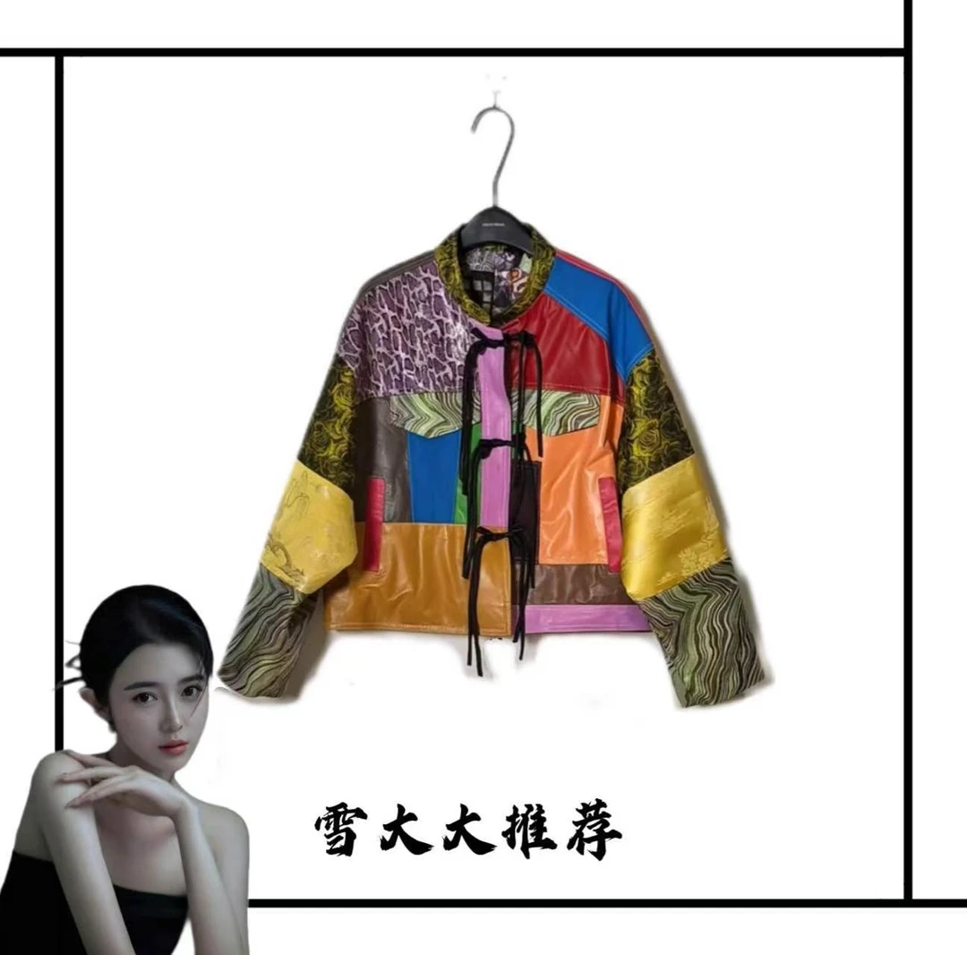 935女装轻奢春季新款潮流气质拼色时尚外套SXZY