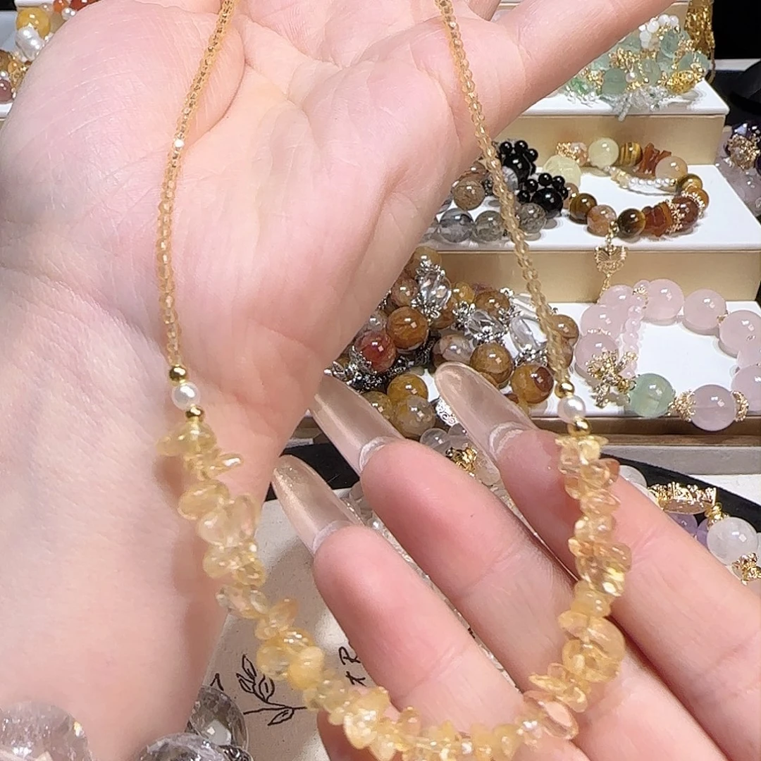 水晶手链未镶嵌把