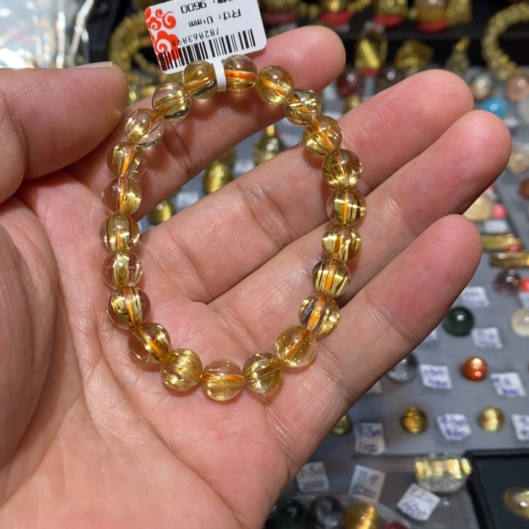 水晶手链未镶嵌钛晶板钛顺发8➕