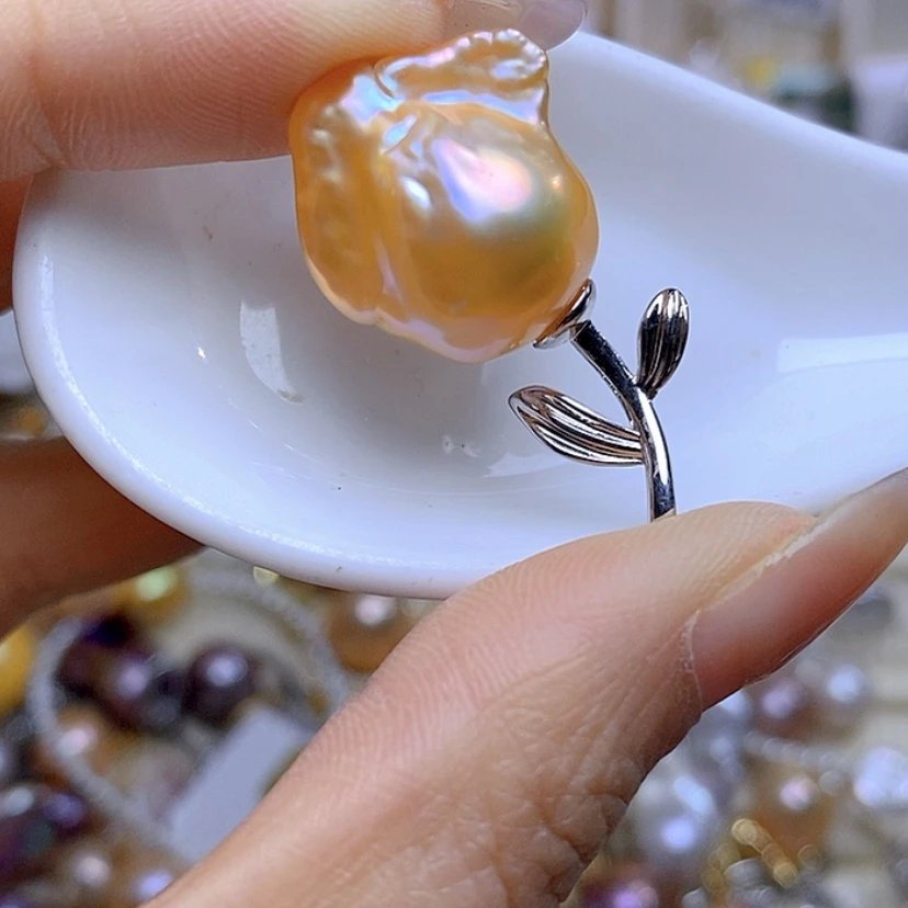 【闪购商品】淡水珍珠吊坠合金
