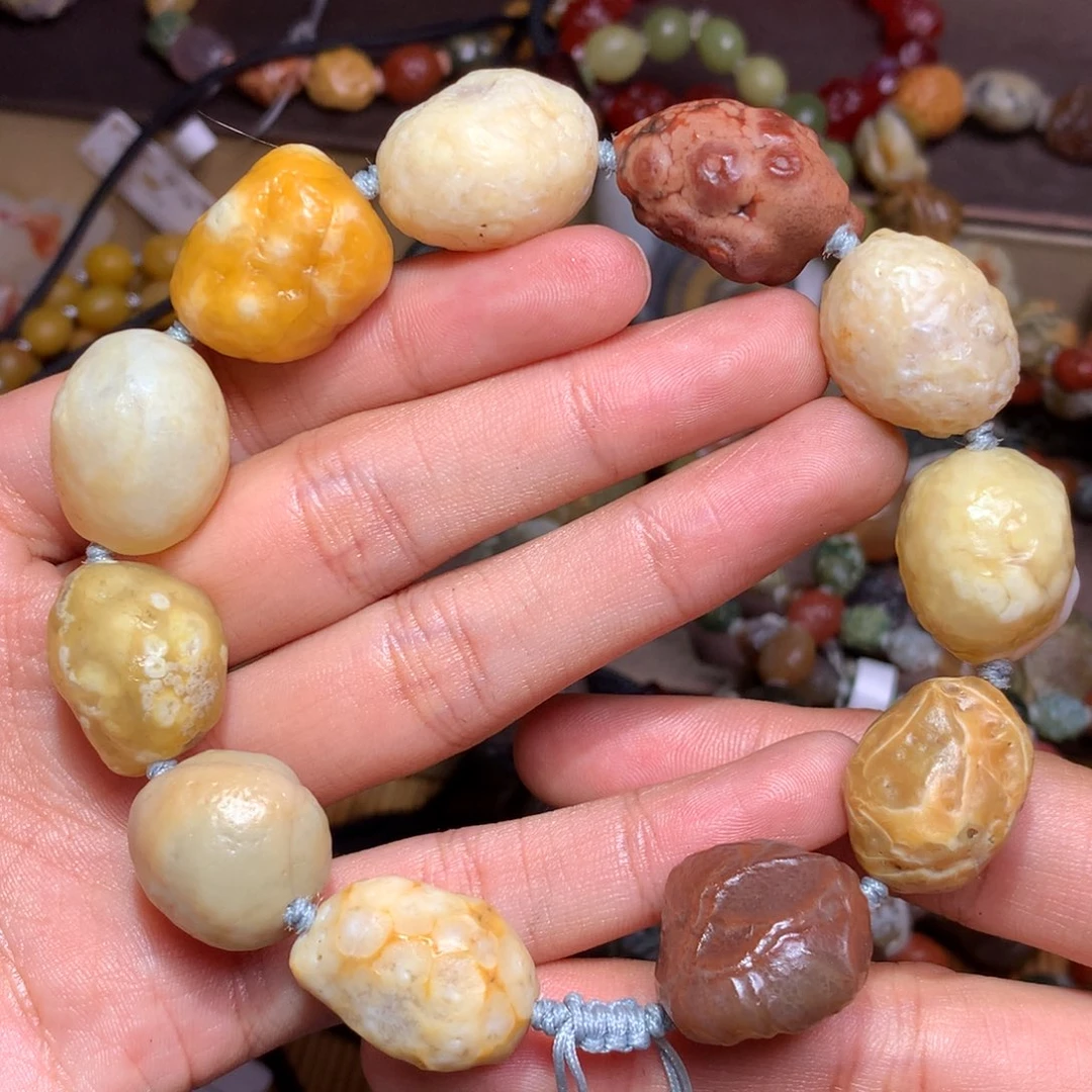 未镶嵌玛瑙/玉髓珠宝半成品