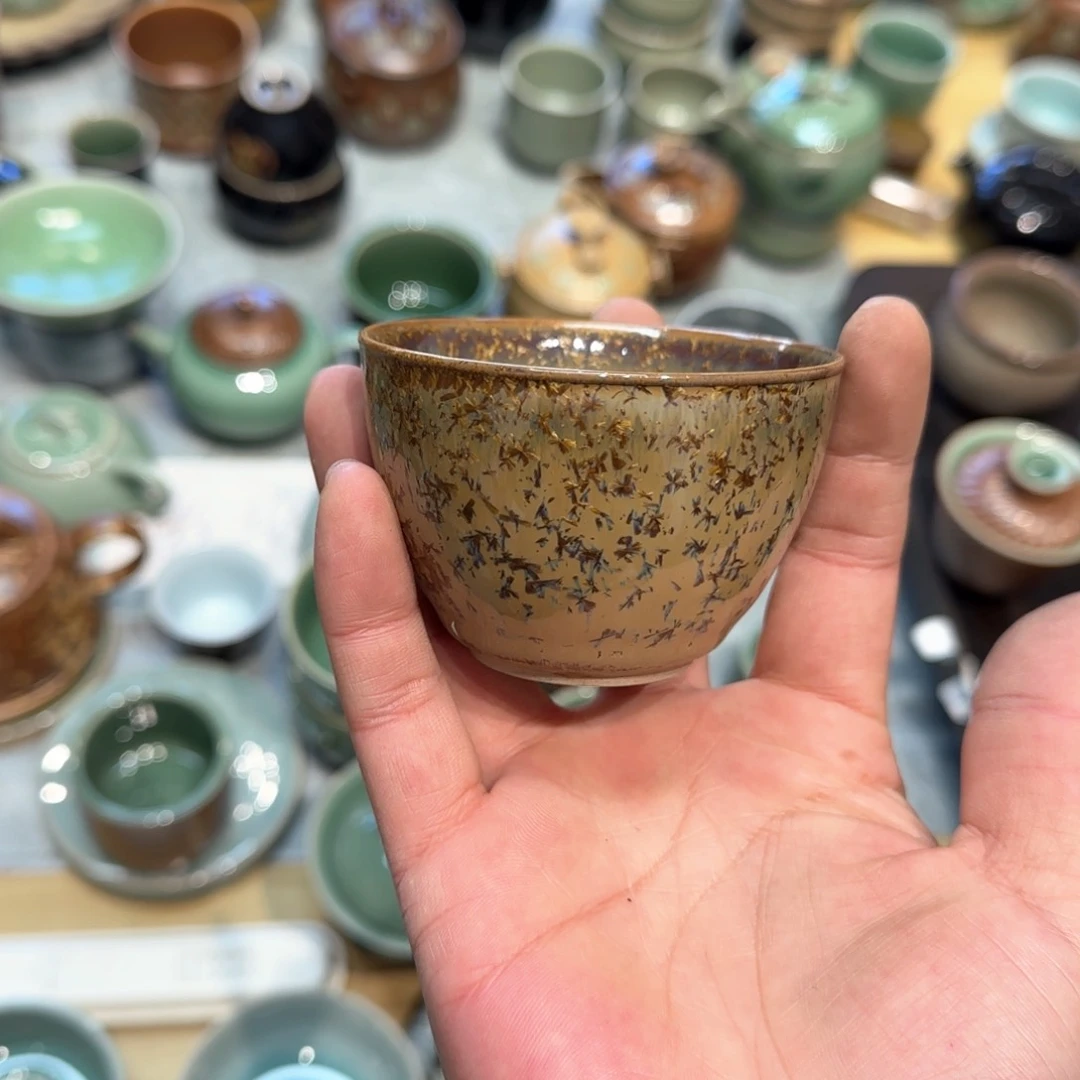 小金茶具青瓷茶器